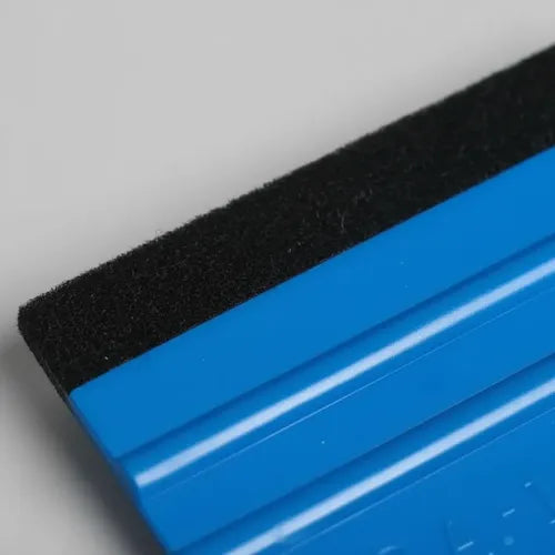 3 Espátula Aplicadora De Vinil Pleca Squeegee Cuña Rasero Azul
