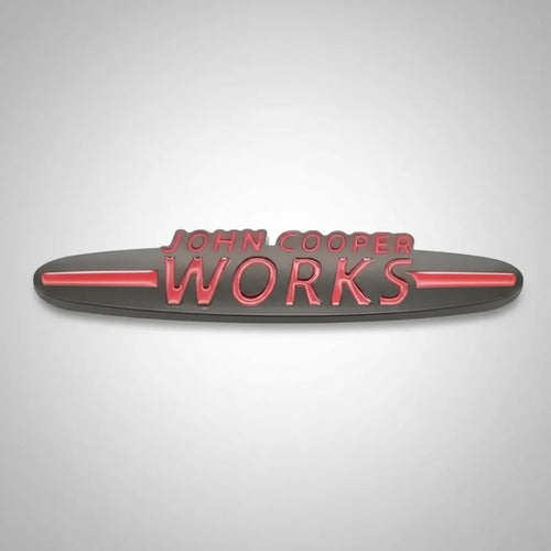 Emblema Para Cajuela  Logo Jcw Mini Cooper F56 R56 Grande