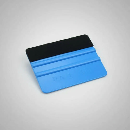 Squeegee Aplicador de Vinil 3M Azul con Felpa - Paquete de 10 piezas