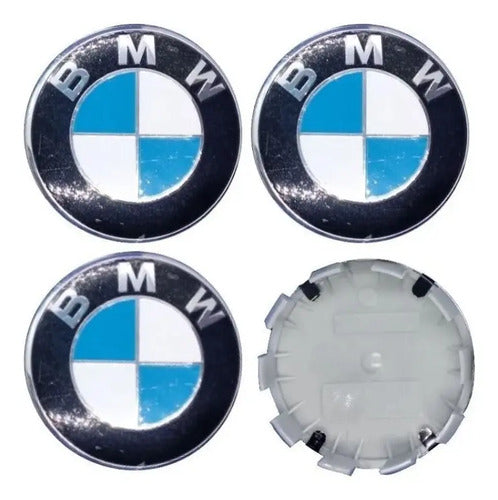 Centro De Rin Tapones Linea Bmw 4 Pzas 68mm