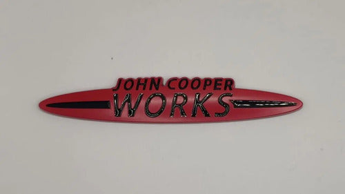 Emblema Para Cajuela  Logo Jcw Mini Cooper F56 R56 Grande