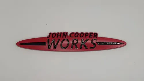 Emblema Para Parrilla Logo Jcw Mini Cooper F56 R56 Grande