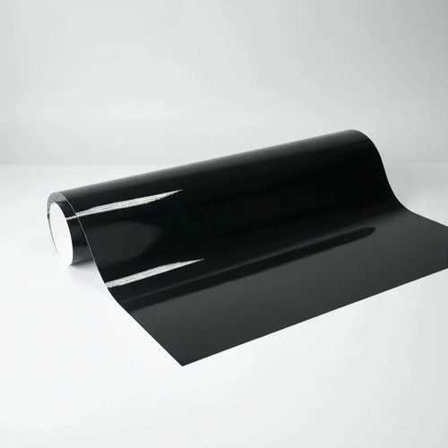 Rollo Vinil Adhesivo Negro Brillante Multiusos 150x200cm Negro
