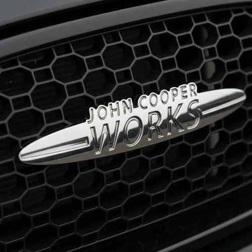 Emblema Para Parrilla Logo Jcw Mini Cooper F56 R56 Grande