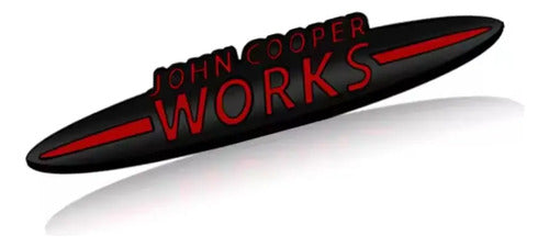 Emblema Para Parrilla Logo Jcw Mini Cooper F56 R56 Grande