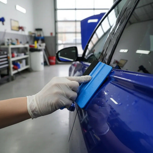 Squeegee Aplicador de Vinil 3M con Felpa - Paquete de 50 piezas