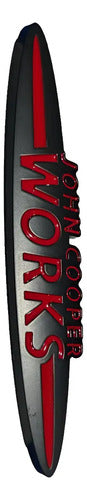 Emblema Para Parrilla Logo Jcw Mini Cooper F56 R56 Grande