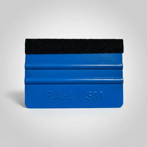 Squeegee Aplicador de Vinil Azul con Fieltro - Paquete de 20 piezas
