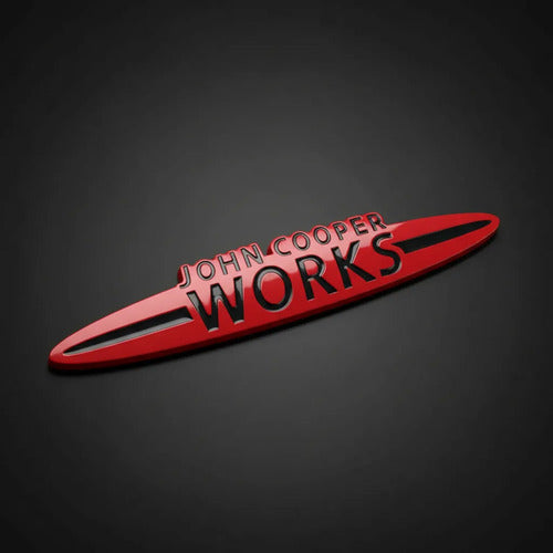 Emblema Para Cajuela  Logo Jcw Mini Cooper F56 R56 Grande